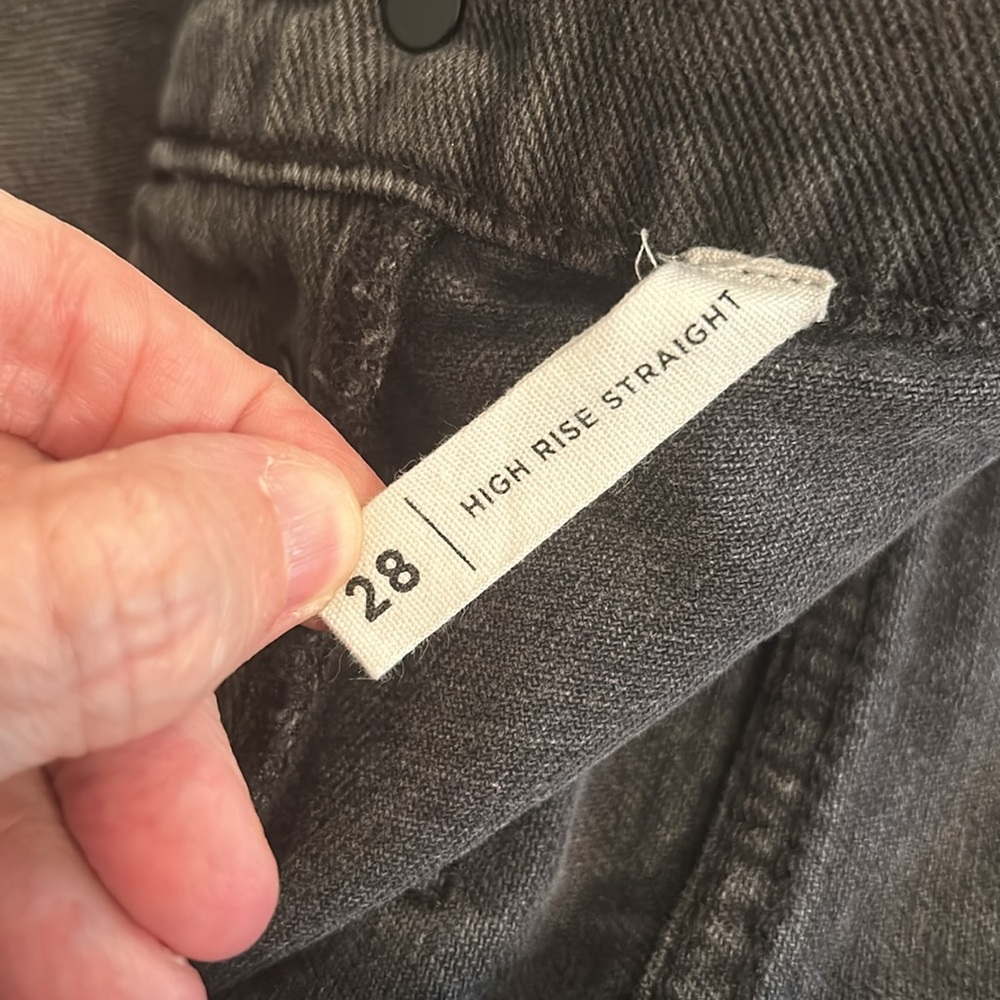 PACSUN 28 High Rise Ripped Straight with Raw Hem - Picture 6 of 6